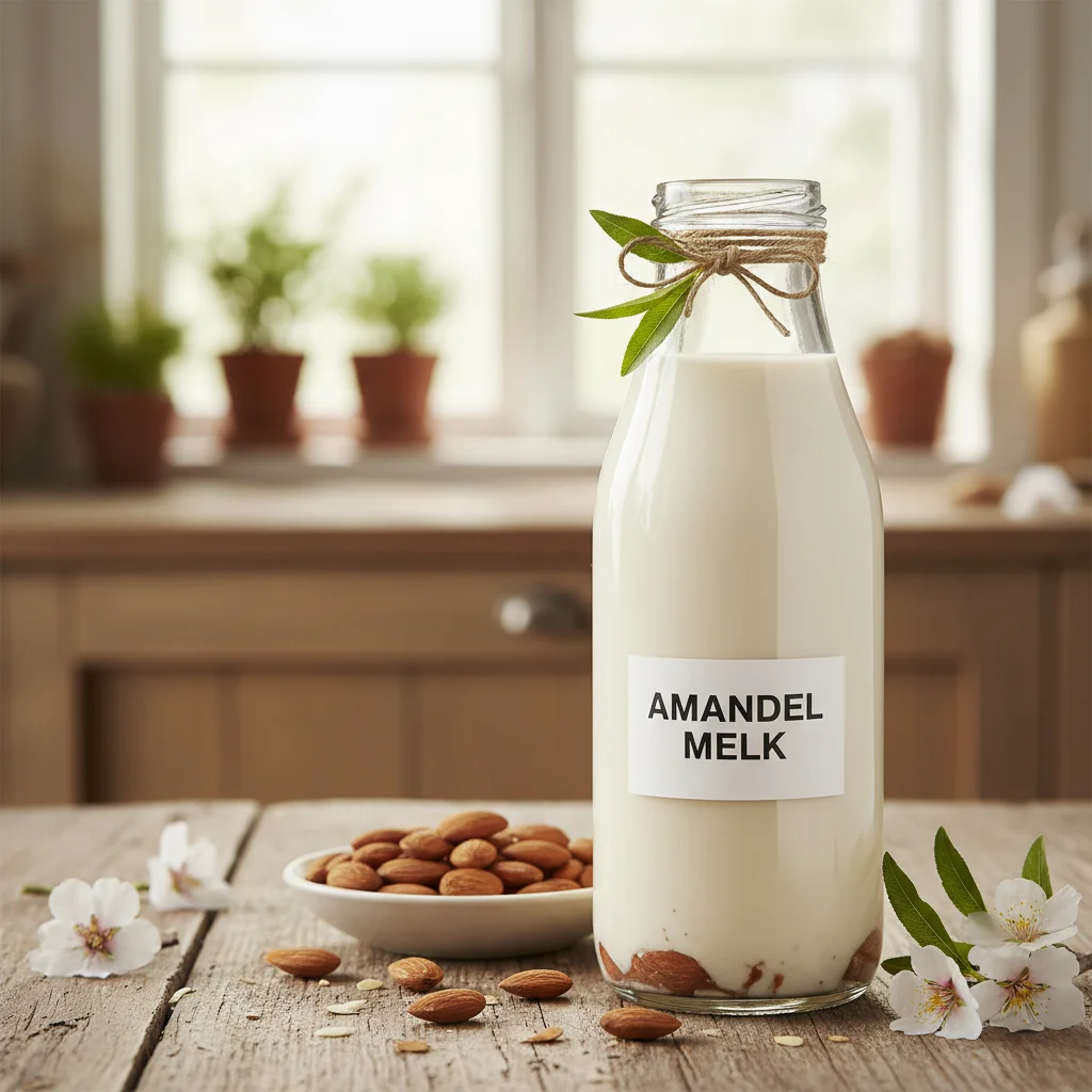 Fles amandel melk